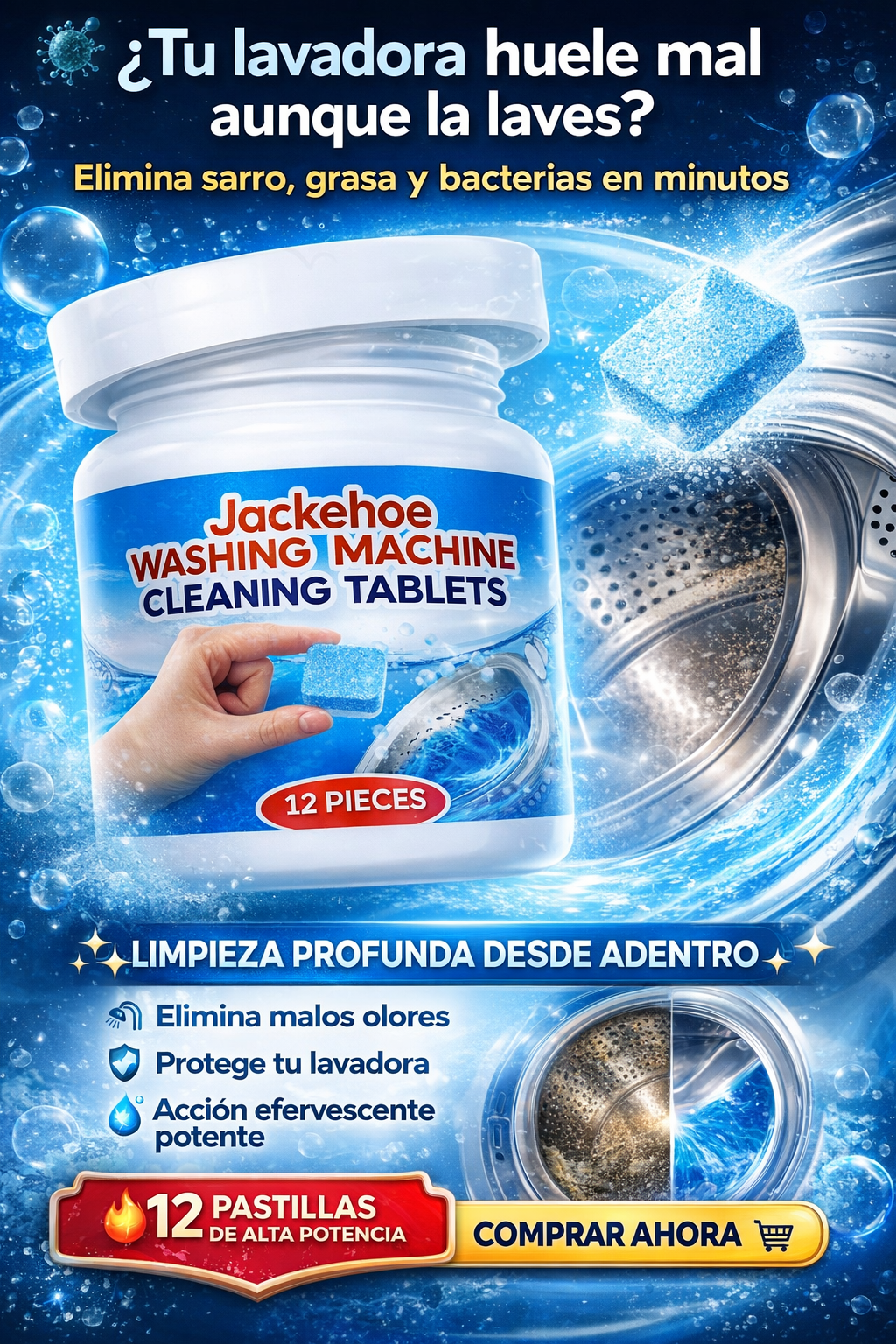 Pastilla para lavadora