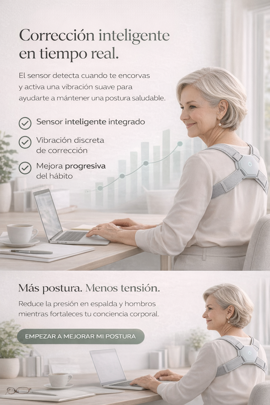 CORRECTOR DE POSTURA INTELIGENTE + REGALO